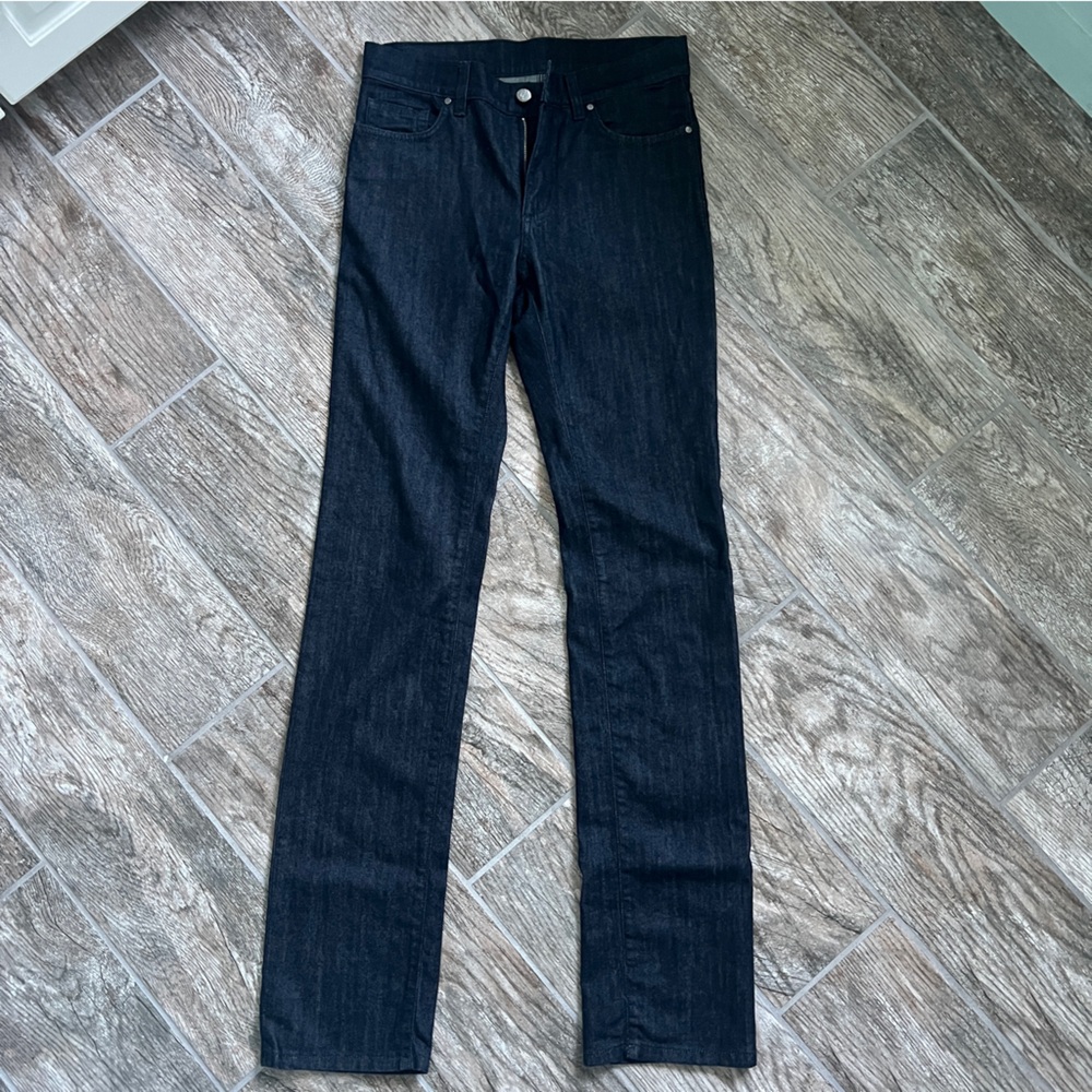 Versace Collection Men’s Dark Wash Trend Jeans, Straight Fit, Size 29